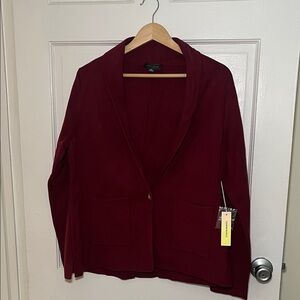 Summersalt Deep Red cardigan